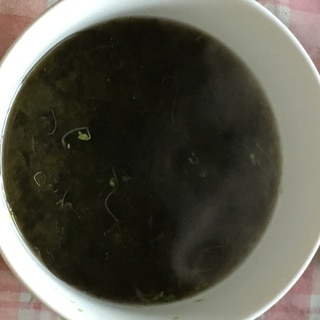 海苔とブロッコリースプラウトのスープ